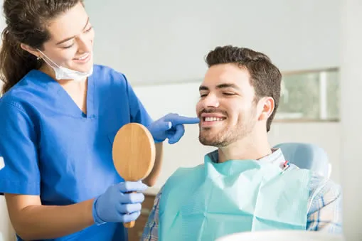 dental patient in chair